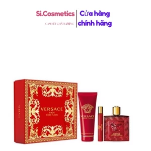 Gift Set Versace Eros Flame 3pcs
