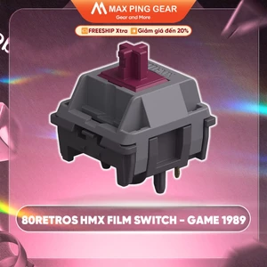 Switch bàn phím cơ 80Retros HMX Film Game 1989 Classic (35 switch) - Maxpinggear