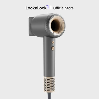 Máy sấy tóc ion âm LocknLock hair dryer đầu sấy từ 360 độ, chức năng tự làm sạch ENA316GRY