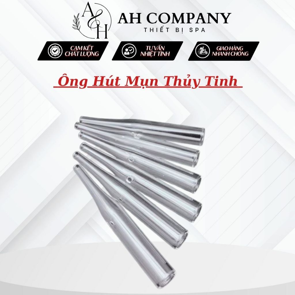 Ống Hút Mụn, Ống Thuỷ Tinh Dùng Thay Thế Cho Máy Hút Mụn 5in1, Loại Dày Khố Vỡ Sử Dụng An Toàn