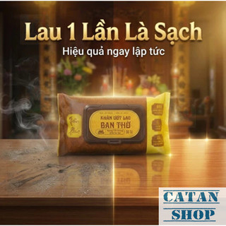 Khăn Giấy Uớt Lau Bàn Thờ Hương Trầm Tự Nhiên Thiên Phúc Ngũ Vị Tâm Linh Tứ Quý Thanh Tịnh