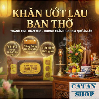 Khăn Giấy Uớt Lau Bàn Thờ Hương Trầm Tự Nhiên Thiên Phúc Ngũ Vị Tâm Linh Tứ Quý Thanh Tịnh