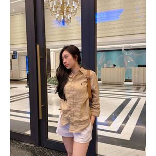 𝗥𝗮𝗽 - |LY LINEN| - Áo sơ mi Linen thuê ngựa
