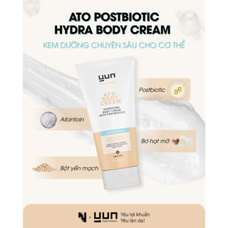 Kem dưỡng ẩm chuyên sâu cho cơ thể YUN ATO Postbiotic Hydra Body Cream 200ml (ATO-04)