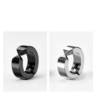 SNUOFO - Khuyên tai kẹp sụn tai bằng thép titan dành cho nam và nữ (không cần xỏ lỗ tai)