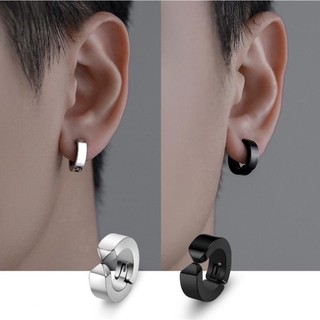 SNUOFO - Khuyên tai kẹp sụn tai bằng thép titan dành cho nam và nữ (không cần xỏ lỗ tai)