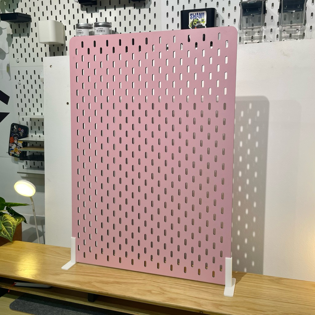 [Tặng phụ kiện] BẢNG PEGBOARD TREO TƯỜNG MÀU HỒNG| Bảng Lỗ Decor Tiện Dụng, Tối Ưu Không Gian