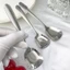 Muỗng Inox 304 Lòng Vuông Sâu Khắc Trên Thân Rõ Ràng Vừa Miệng 2 Màu Vàng và Bạc