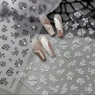 Sticker decal 5D xịn trang trí móng hot 2025
