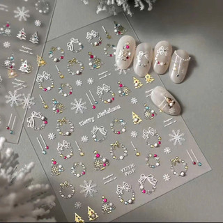 Sticker decal 5D xịn trang trí móng hot 2025
