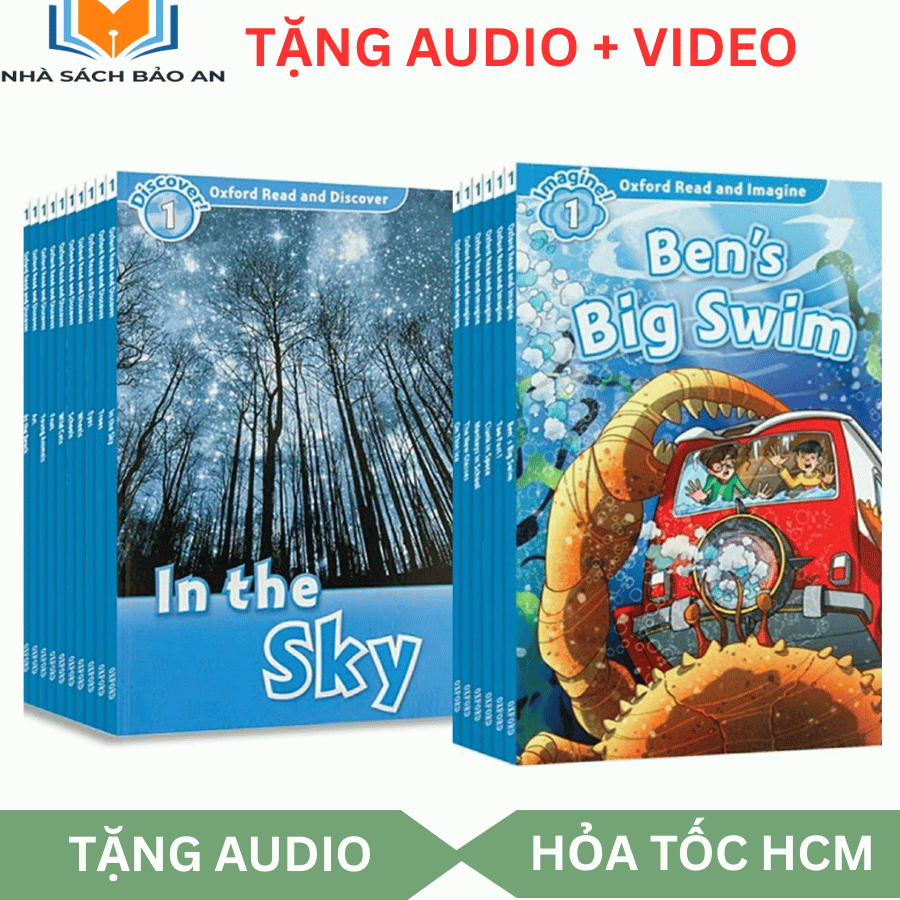 Sách khoa học - Oxford read and discover/imagine level 1, 20 cuốn
