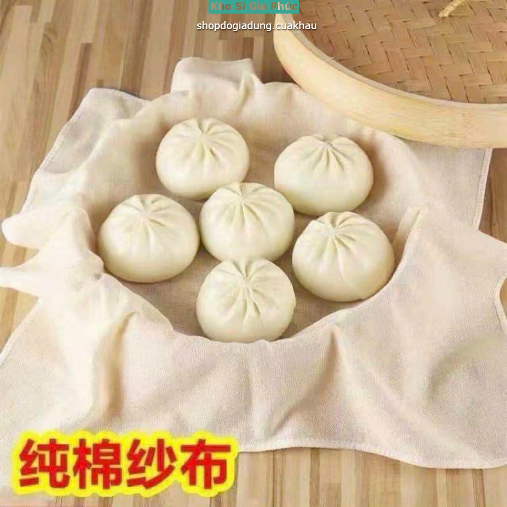 Combo 5 Miếng Vải Lọc, Hấp Thực Phẩm Size 60x60cm