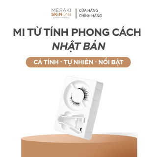 Mi từ tính phong cách Nhật Bản cá tính – gồm 1 cặp mi + kẹp gắn, kiểu tự nhiên, chất liệu giả lông chồn mềm mại.