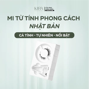 Mi từ tính phong cách Nhật Bản cá tính, gồm 1 cặp mi kèm kẹp gắn, dáng mi tự nhiên, chất liệu giả lông chồn mềm mịn.