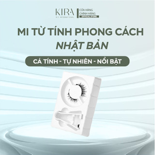 Mi từ tính phong cách Nhật Bản cá tính, thiết kế mi tự nhiên, sợi giả lông chồn mềm mượt, tặng kèm kẹp gắn mi.