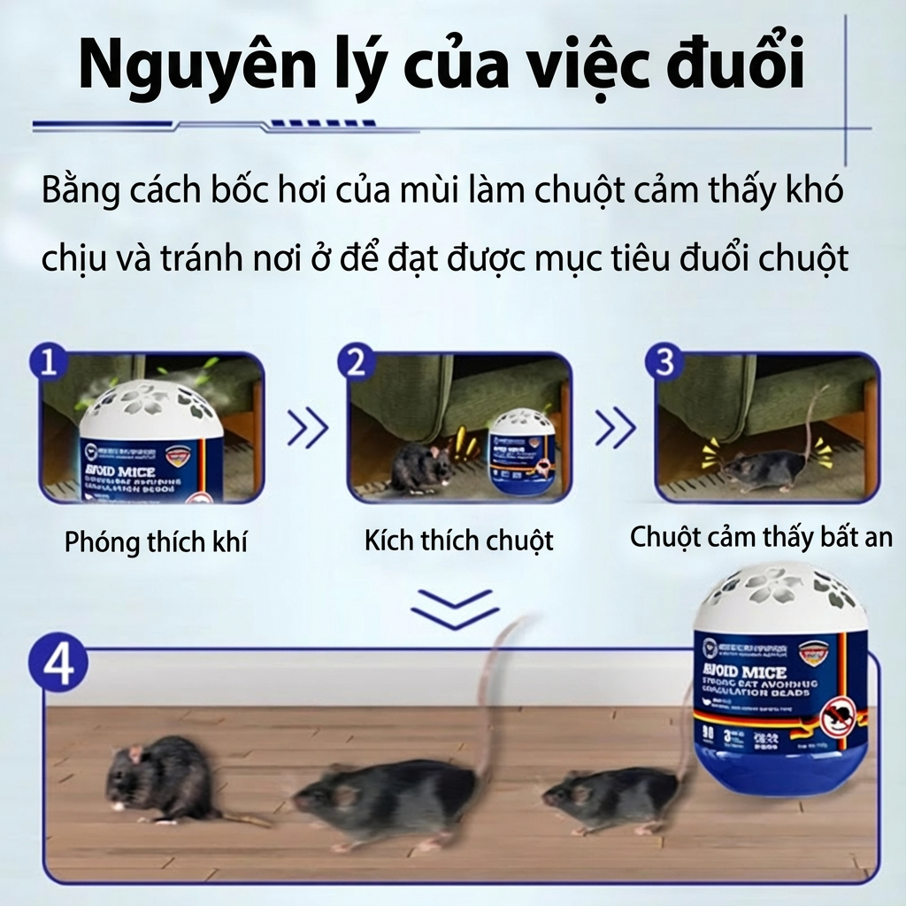 🐭Mua 1 Tặng 1🏠 đuổi chuột thuốc đuổi chuột trong nhà bã diệt chuột đuổi chuột hiệu quả 150g