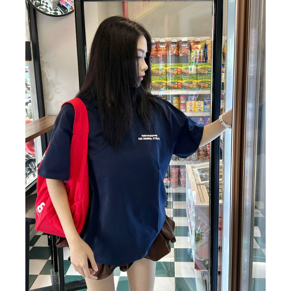 Áo Thun Boxy The Original Streets Nevasome Cotton 250gsm Local Brand Tay Lỡ Form Boxy Rộng Nam Nữ