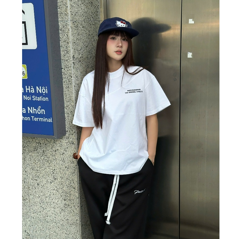 Áo Thun Boxy The Original Streets Nevasome Cotton 250gsm Local Brand Tay Lỡ Form Boxy Rộng Nam Nữ