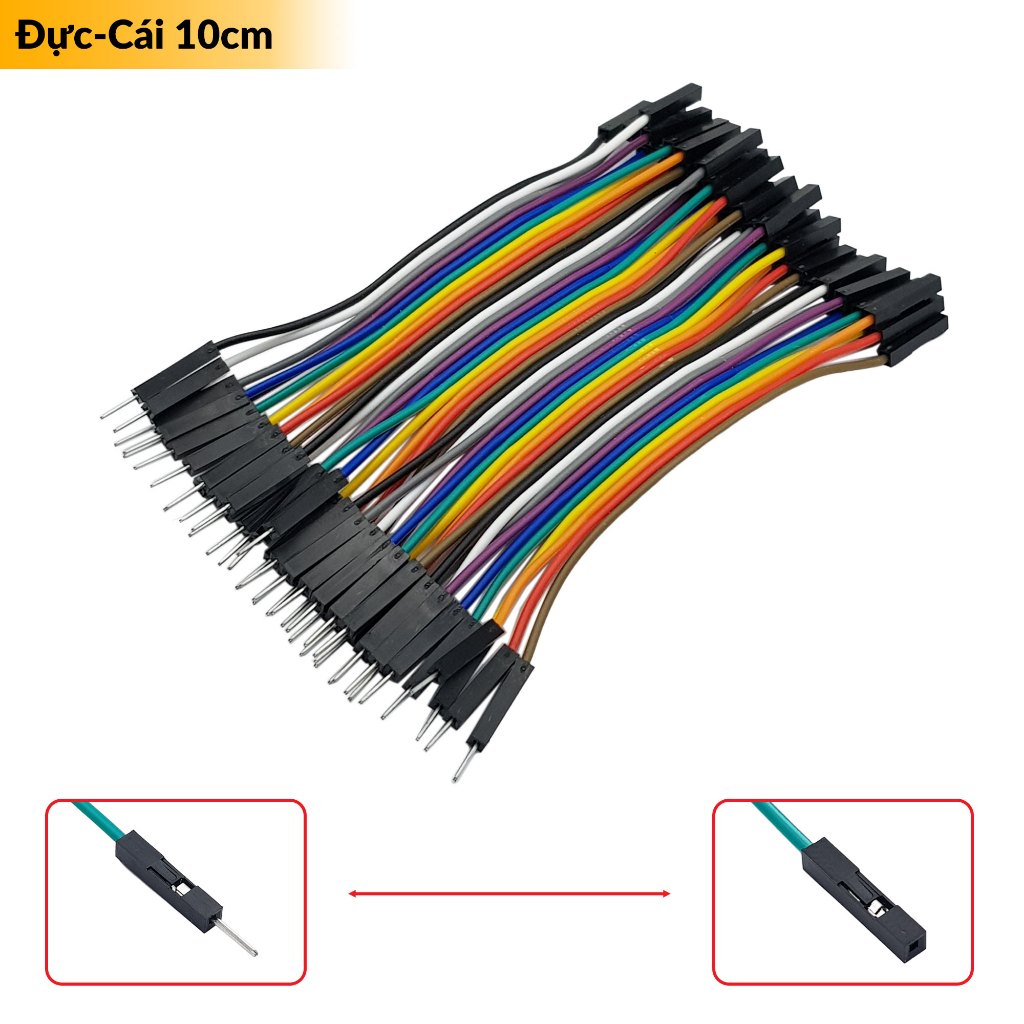 Tép 40 Dây Cắm Test Board 20 Cm
