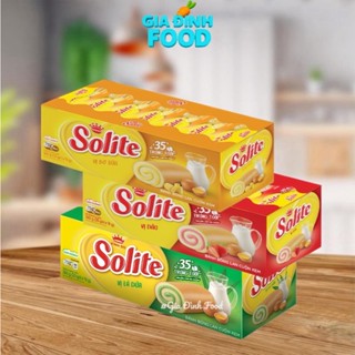 Bánh Solite lá dứa/ bơ sữa/ dâu 324g Hộp 18 Gói