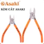 Kìm cắt Asaki,kìm cắt vát Asaki AK-8147, AK-8148, AK-8154,kềm cắt mỏ nghiêng asaki,kềm cắt asaki,kìm cắt chân mạch điện