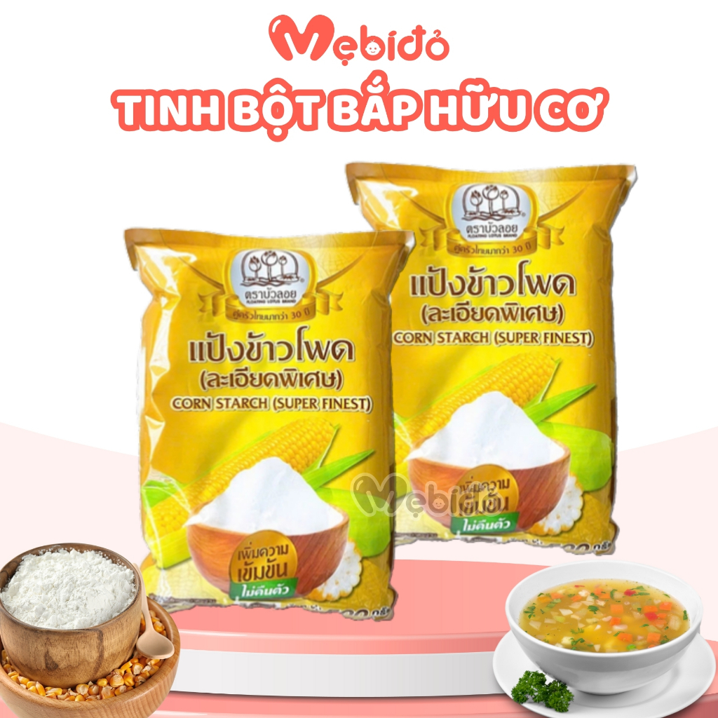 Tinh Bột Bắp Hữu Cơ Thái 100G Nhập Khẩu Chính Hãng – Shop Mẹ Bí Đỏ