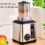 Máy Xay Sinh Tố Công Nghiệp 3 Cối Xay, Máy Xay Đa Năng, Xay Thịt, Xay Hạt Siêu Khỏe X558- Bảo Hành 24 Tháng — ảnh 5