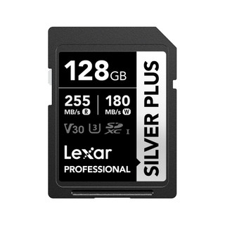 Thẻ nhớ SDXC Lexar Professional Silver Plus UHS-I U3 V30 64GB/ 128GB/ 256GB, Tốc độ 205MB/s