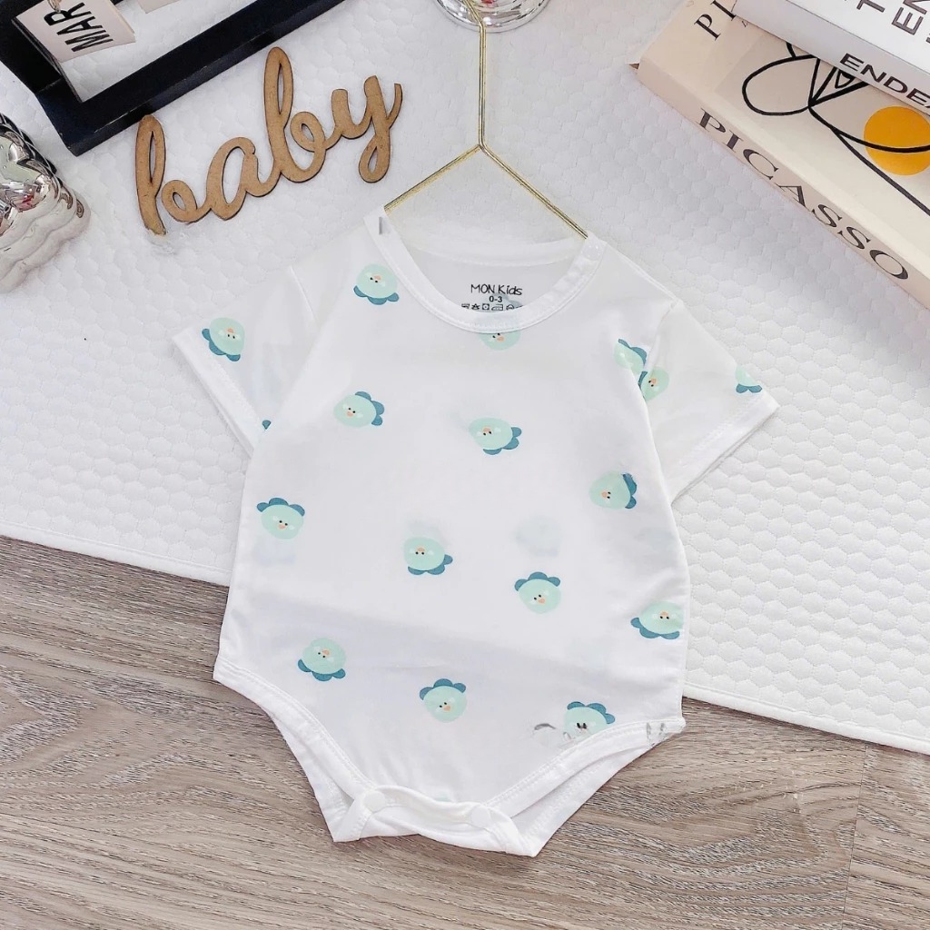 [Peinn] BODY CHIP - Combo 3/5 Body chip cộc tay chất thun lạnh mềm mại, thoáng cho bé sơ sinh size 0-9 tháng