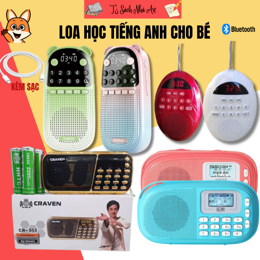 Loa nghe nhạc cho bé – Loa Craven, Loa Q15, Loa giọt nước, Loa E300 ...