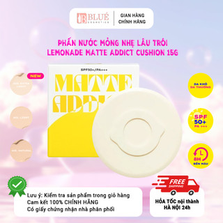 Lemonade Phấn nước lâu trôi Matte Addict Cushion 15g