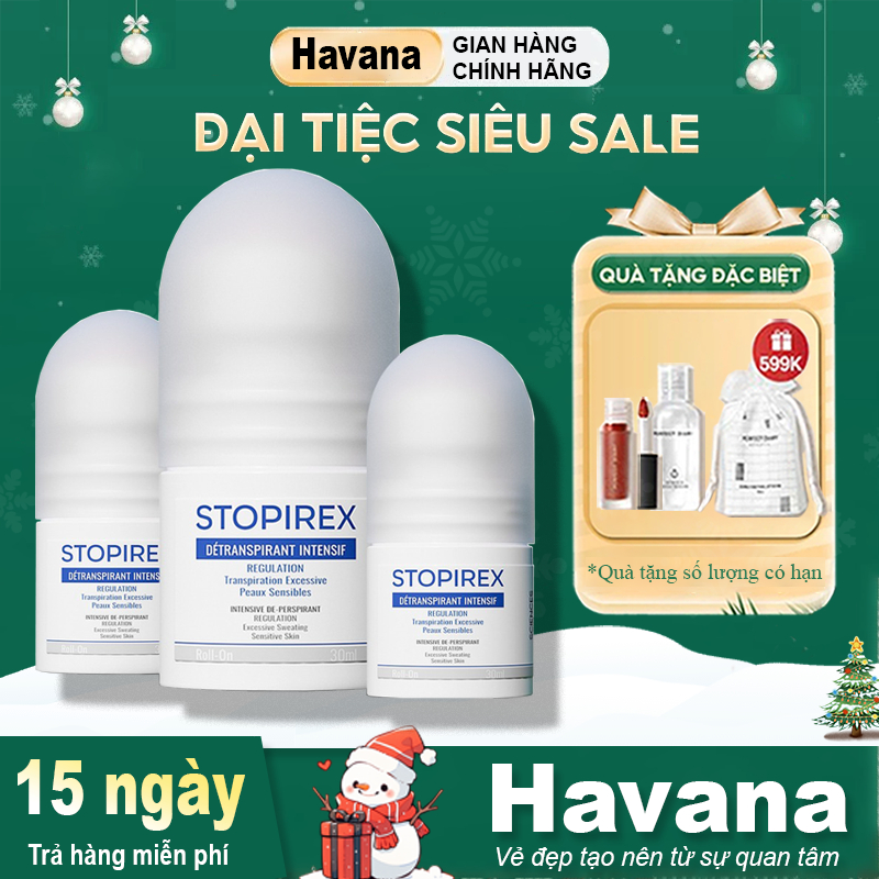 Lăn khử mùi & Ngăn tiết mồ hôi Chuyên sâu STOPIREX DETRANSPIRANT ...