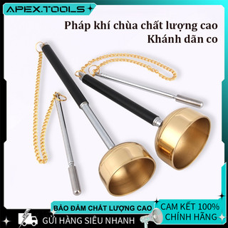 Bộ Khánh gõ Đài Loan - Pháp khí chuẩn thờ cúng gia đình bền bỉ , Khánh dãn co - Pháp khí chùa chất lượng cao