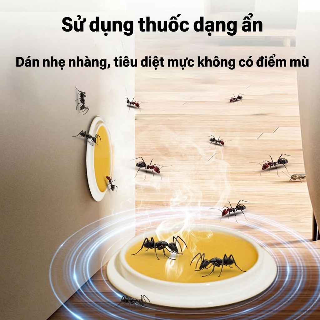 🐜NO Kiến!🐜thuốc diệt kiến sinh học thuốc kiến sinh học diệt kiến tận gốc Gói 24 viên Bẫy booby nối tiếp chống kiến