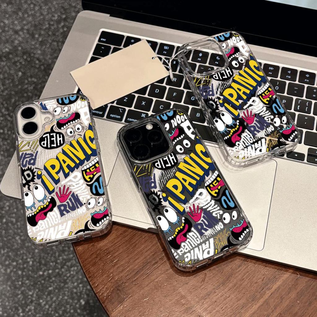 Biểu hiện hài hước áp dụng cho iphone 17/16/15 chống thấm nước vỏ điện thoại di động 14/13/11 đơn giản