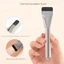 Cọ Tán Nền Đầu Dẹt Màu Bạc – Dụng Cụ Trang Điểm Chuyên Nghiệp Giúp Tán Nền Mịn, Tự Nhiên