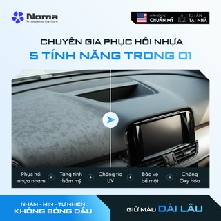 Dung dịch phục hồi nhựa nhám NOMA 250 khôi phục màu đen tự nhiên, giữ bóng lâu, chống tia UV