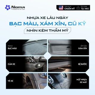 Dung dịch phục hồi nhựa nhám NOMA 250 khôi phục màu đen tự nhiên, giữ bóng lâu, chống tia UV