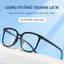 Gọng kính cận thời trang nam nữ from vuông, mắt kính không độ chống tia UV phong cách Ulzzang đẹp giá rẻ HANASO 072