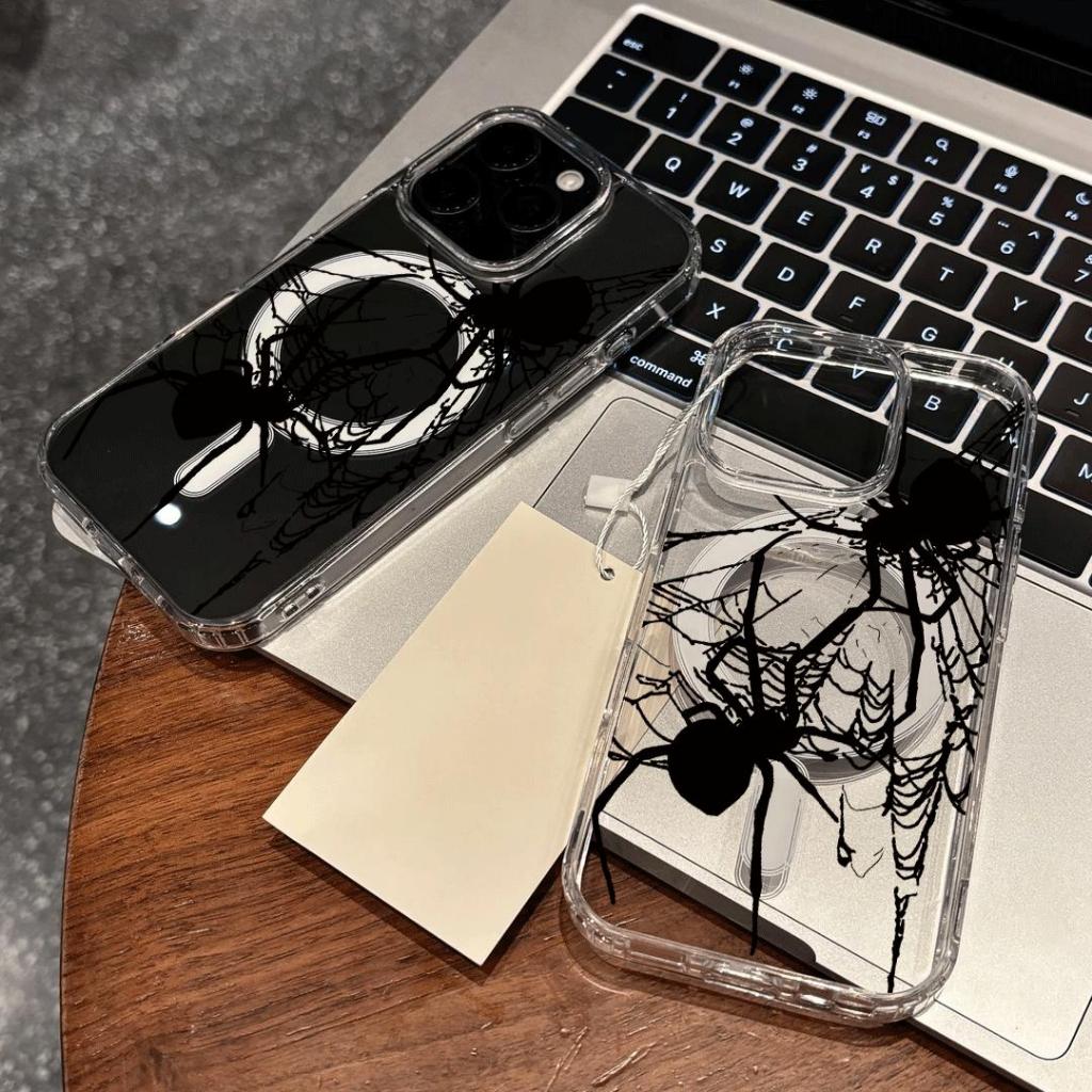 Nhện tuyệt vời phù hợp với iphone 17/16/15 chống thấm nước vỏ điện thoại di động 14/13/11 đơn giản