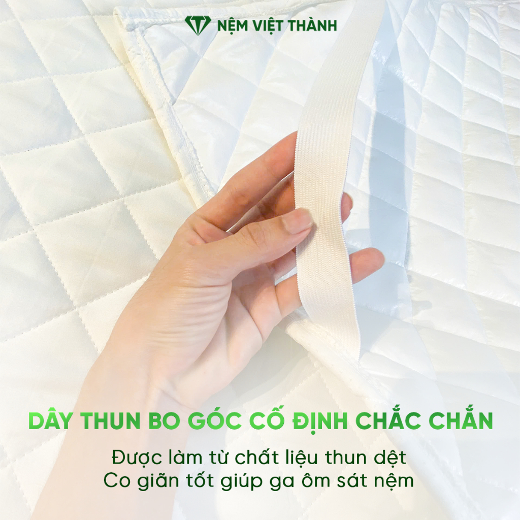 [CHỐNG NƯỚC] Ga Chống Thấm Việt Thành Cao Cấp, Tấm Lót Chống Thấm Nước Bảo Vệ Nệm, Bền Bỉ, Mềm Mại, Thoáng Khí.