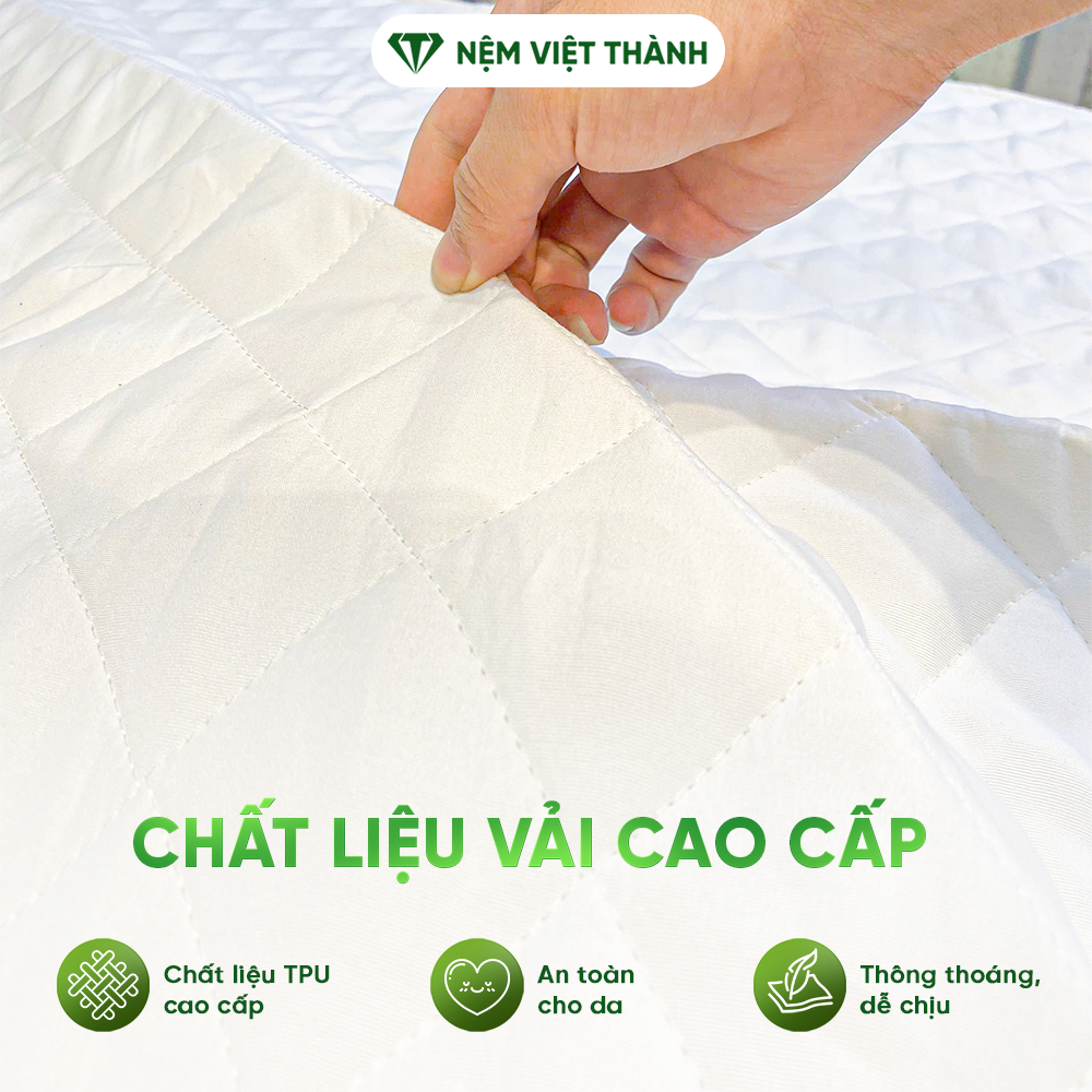[CHỐNG NƯỚC] Ga Chống Thấm Việt Thành Cao Cấp, Tấm Lót Chống Thấm Nước Bảo Vệ Nệm, Bền Bỉ, Mềm Mại, Thoáng Khí.