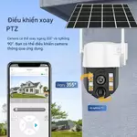 Solar giám sát Camera 4G 360 độ 1080P HD IP Không thấm nước ngoài trời Tầm nhìn ban đêm V380 Pro APP 4G SIM — ảnh 2