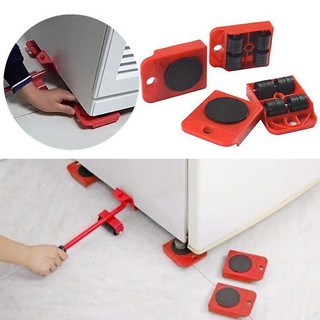 Bộ Dụng Cụ Nâng Và Di Chuyển Đồ Thông Minh YATASMART Có Bánh Xe Với Trục Xoay 360 Độ Tải Trọng 600kg