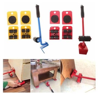 Bộ Dụng Cụ Nâng Và Di Chuyển Đồ Thông Minh YATASMART Có Bánh Xe Với Trục Xoay 360 Độ Tải Trọng 600kg