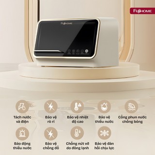 Chăn sưởi điện gia đình Fujihome HB1820PRO dùng nước làm ấm không gây khô da, an toàn, có hẹn giờ