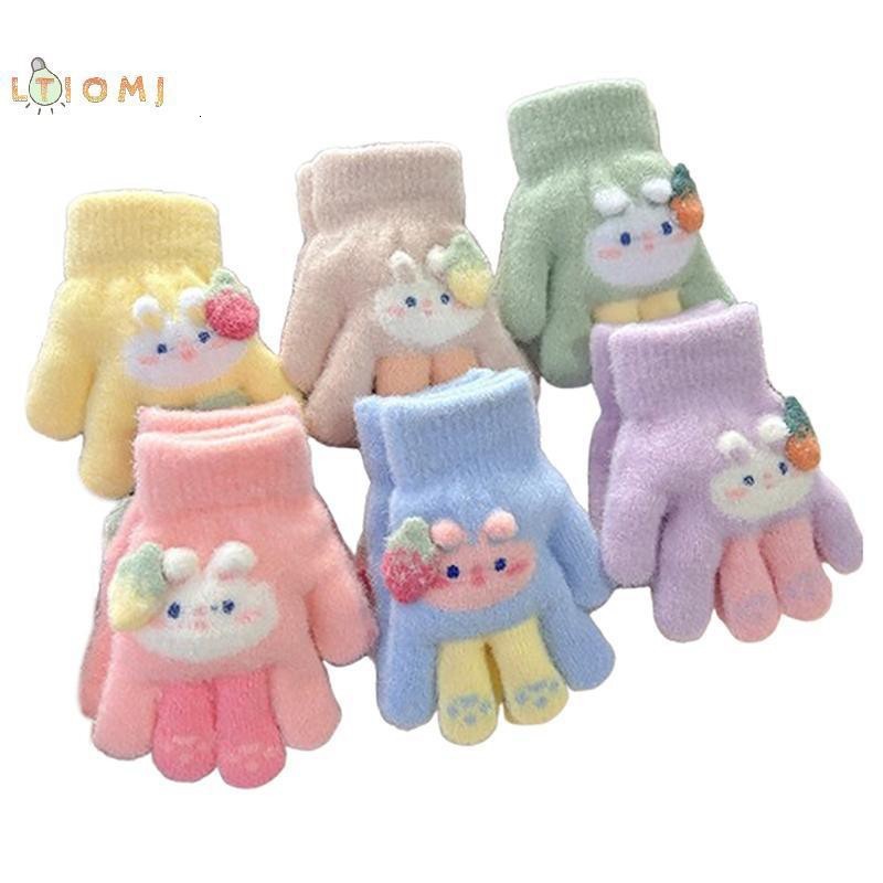 Găng Tay Ấm Áp Hoạt Hình Dễ Thương Cho Trẻ Em Mùa Đông - Chống Gió, Dành Cho Bé 1-5 Tuổi