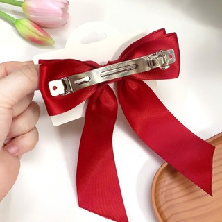 Cặp tóc nơ dáng dài rủ nhiều lớp nữ tính tiểu thư nhiều màu Chồi accessories - Y082