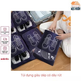 Combo 3 Túi đựng giầy dép có dây rút - chống bụi bẩn, ẩm mốc
