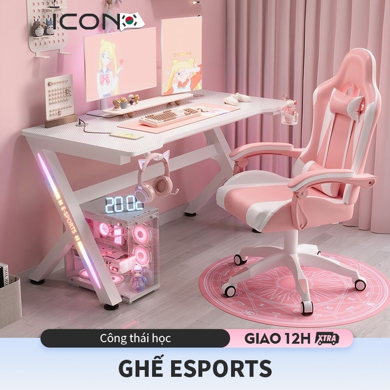 ICON Ghế xoay văn phòng Công thái học xoay 360 độ,Tựa Đầu 3D Thích hợp ...